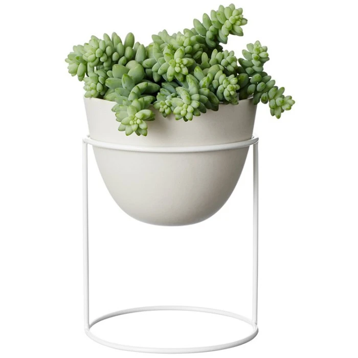 Mini ijzeren tafelblad decoratieve bloemenstandaards