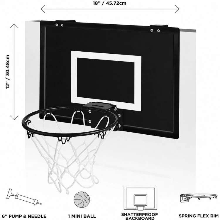 Mini-basketbalring over de deur